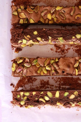 Chocolate & Pistachio Nut Brownie