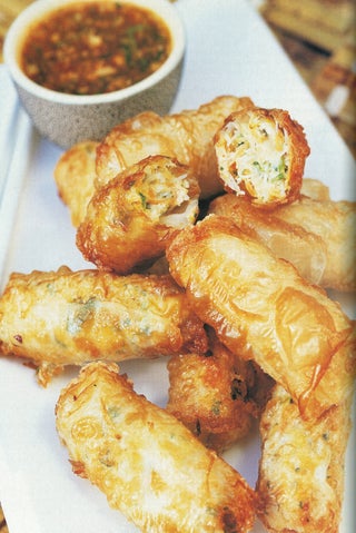 Chicken And Crab Rolls With Vietnamese Dipping Sauce