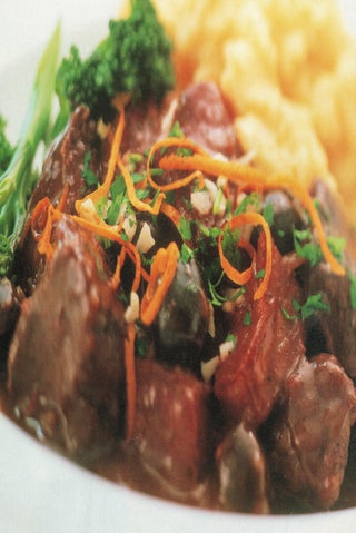 Daube Of Beef With  Orange Gremolada Topping