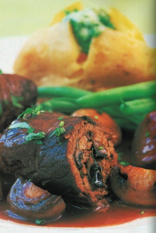 Beef And Pork Parcels In Red Wine