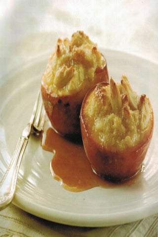 Baked Peaches With Amaretto Syrup