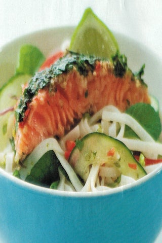Thai Cured Salmon And Noodle Salad