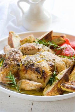 Lemon and rosemary roast chicken