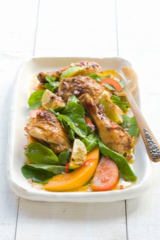 Tahitian-style chicken salad