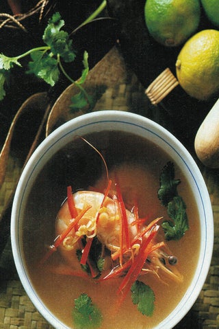 Hot sour prawn soup