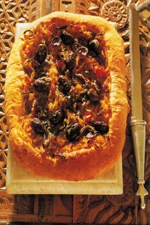 Spicy sausage pissaldiere