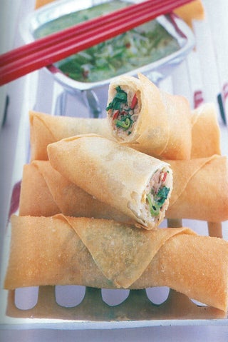 Chilli Thai Chicken Rolls