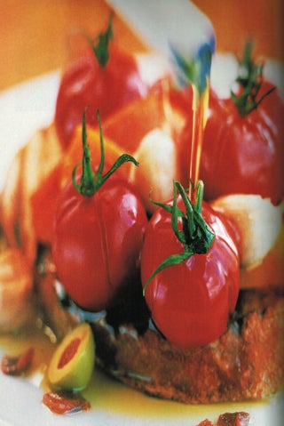 Spanish Tomatoes On Grilled Bread